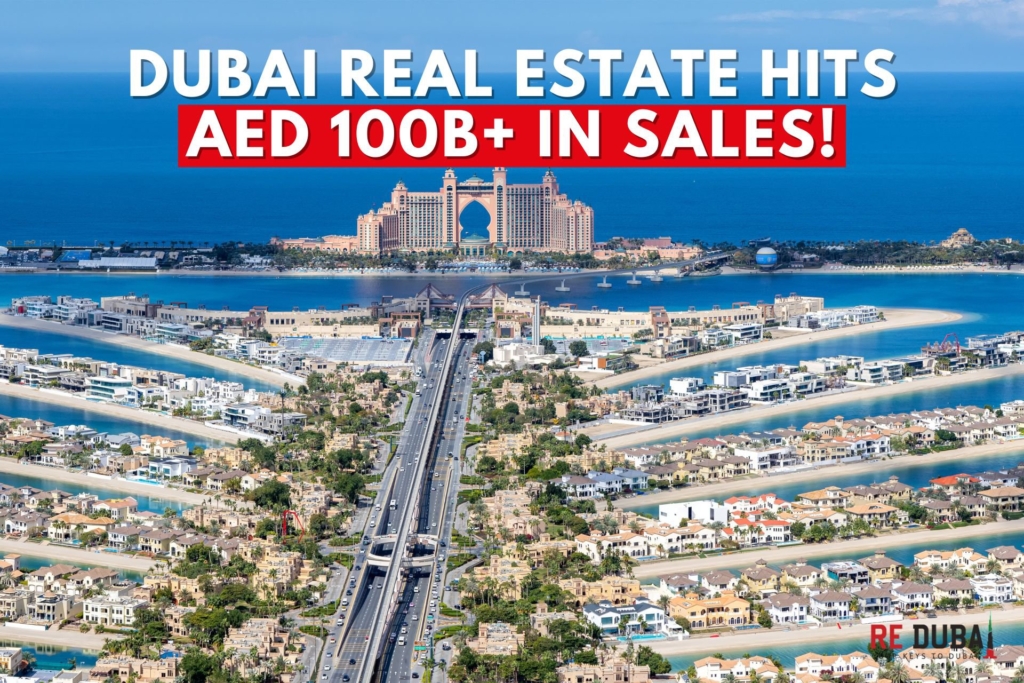 Dubai Real Estate Sales Surpass AED 100 Billion in Early 2025, Marking a Historic Milestone cover
