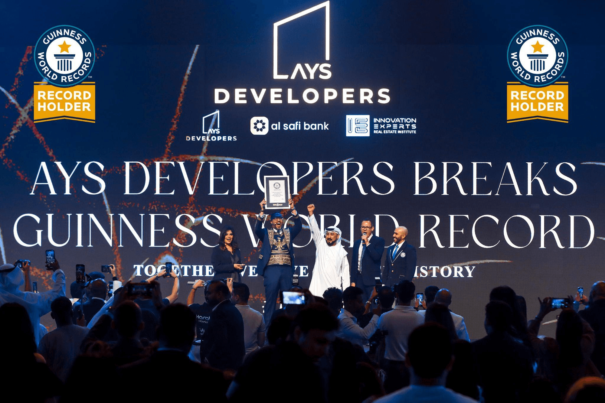 AYS Developers Sets Guinness World Record in Dubai for Largest Real Estate Training Session cover