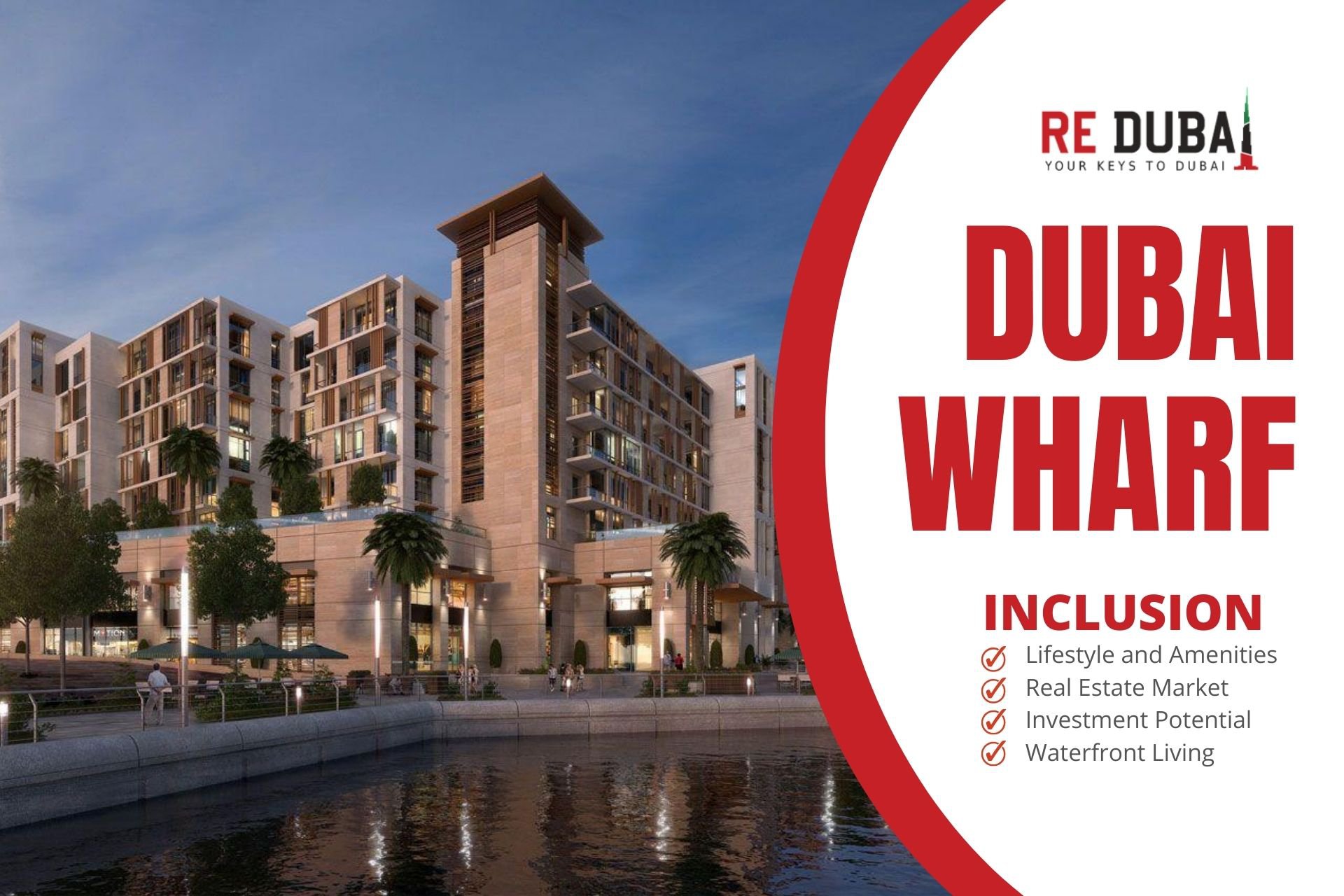 Dubai Wharf: A Comprehensive Guide to Living and Investing in Dubai’s Waterfront Community cover